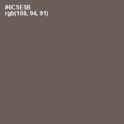 #6C5E5B - Pine Cone Color Image