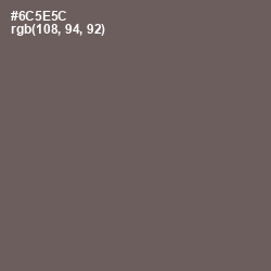 #6C5E5C - Pine Cone Color Image