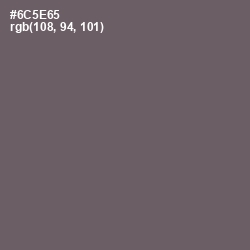 #6C5E65 - Scorpion Color Image