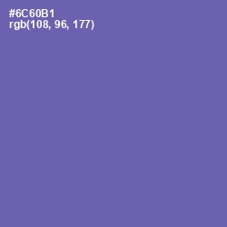 #6C60B1 - Deluge Color Image