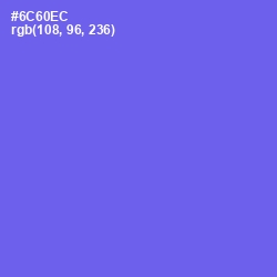 #6C60EC - Moody Blue Color Image