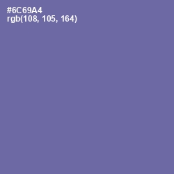 #6C69A4 - Deluge Color Image
