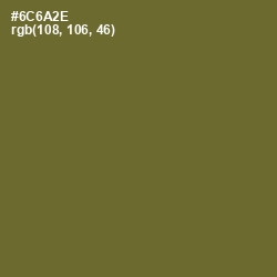 #6C6A2E - Yellow Metal Color Image