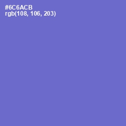 #6C6ACB - Blue Marguerite Color Image