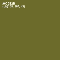 #6C6B2B - Fern Frond Color Image