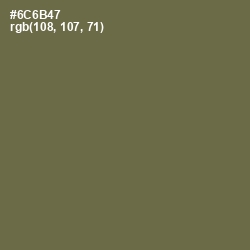 #6C6B47 - Finch Color Image