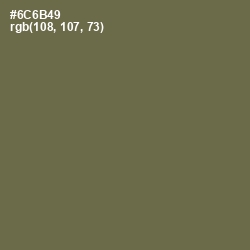 #6C6B49 - Finch Color Image