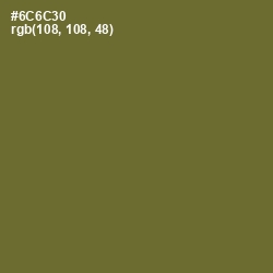 #6C6C30 - Yellow Metal Color Image