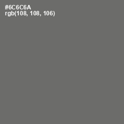 #6C6C6A - Dove Gray Color Image