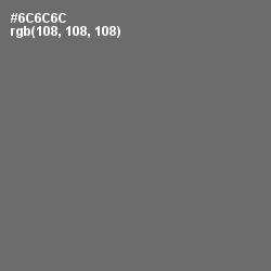 #6C6C6C - Dove Gray Color Image