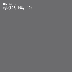 #6C6C6E - Dove Gray Color Image