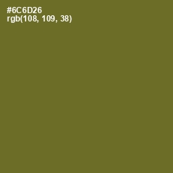 #6C6D26 - Fern Frond Color Image