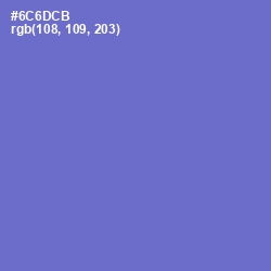 #6C6DCB - Blue Marguerite Color Image