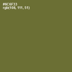 #6C6F33 - Yellow Metal Color Image