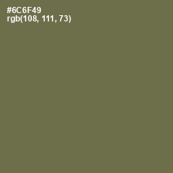 #6C6F49 - Finch Color Image