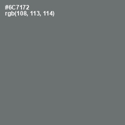 #6C7172 - Dove Gray Color Image