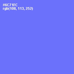 #6C71FC - Moody Blue Color Image