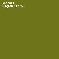 #6C751B - Olivetone Color Image