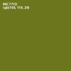 #6C771D - Olivetone Color Image