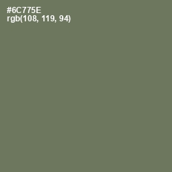 #6C775E - Willow Grove Color Image