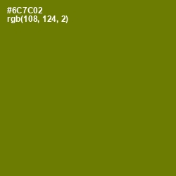 #6C7C02 - Olivetone Color Image