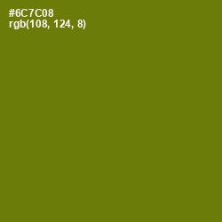 #6C7C08 - Olivetone Color Image