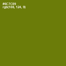 #6C7C09 - Olivetone Color Image