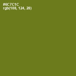 #6C7C1C - Olivetone Color Image