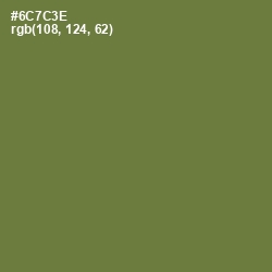 #6C7C3E - Pesto Color Image