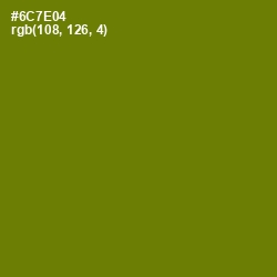 #6C7E04 - Olivetone Color Image