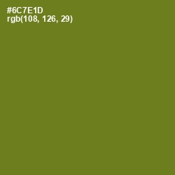 #6C7E1D - Olivetone Color Image