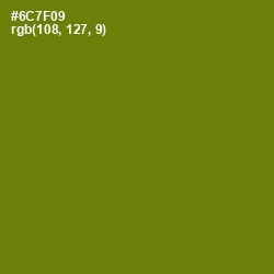 #6C7F09 - Olivetone Color Image