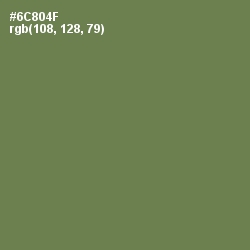 #6C804F - Glade Green Color Image