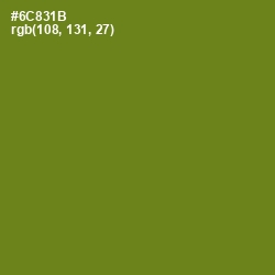 #6C831B - Trendy Green Color Image