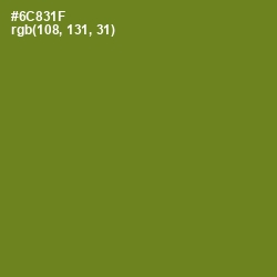 #6C831F - Trendy Green Color Image