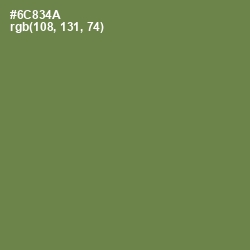 #6C834A - Glade Green Color Image