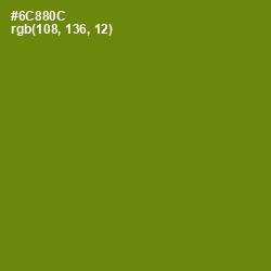 #6C880C - Trendy Green Color Image