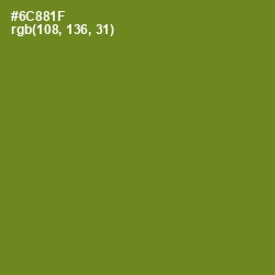 #6C881F - Trendy Green Color Image