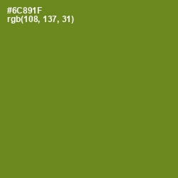 #6C891F - Trendy Green Color Image