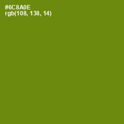 #6C8A0E - Trendy Green Color Image