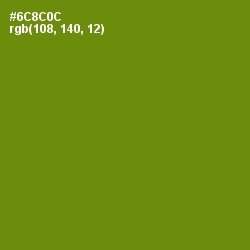 #6C8C0C - Limeade Color Image