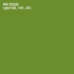 #6C8D2B - Olive Drab Color Image