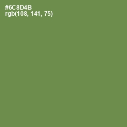 #6C8D4B - Glade Green Color Image