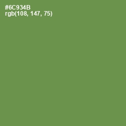 #6C934B - Glade Green Color Image
