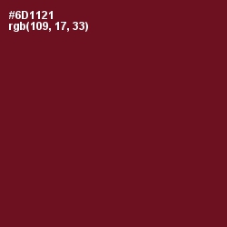 #6D1121 - Black Rose Color Image