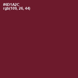 #6D1A2C - Claret Color Image
