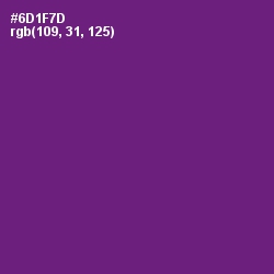 #6D1F7D - Honey Flower Color Image