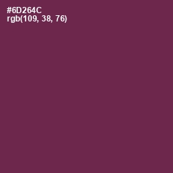 #6D264C - Tawny Port Color Image