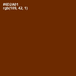 #6D2A01 - Nutmeg Wood Finish Color Image