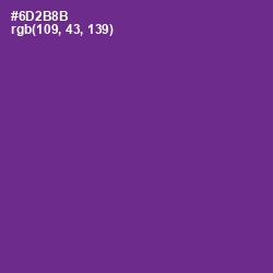 #6D2B8B - Eminence Color Image